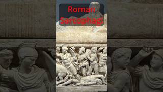 Roman Sarcophagus carvings of mythical and heroic stories history archeology [upl. by Lemyt]