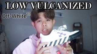 OFFWHITE Low Vulcanized WHITEPURPLE  REVIEW [upl. by Asit]