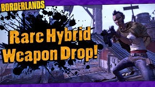 Borderlands  Rare Boom Stick Friendly Fire Hybrid Weapon Drop [upl. by Cosimo]