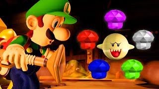 Luigis Mansion 2 HD  All Gems and Boo Locations Guide amp Walkthrough [upl. by Carrnan]