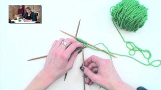 Knitting Help  Getting Started with DPNs [upl. by Nallak828]