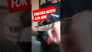 Attempting Pantera Mouth For War pantera guitarcover metalguitar [upl. by Esyahc858]