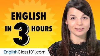 Learn English in 3 Hours Basics of English Speaking for Beginners [upl. by Moncear]