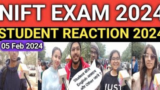 NIFT EXAM REVIEW 05 Feb 2024NIFT exam Analysis today 2024 [upl. by Imogen]