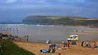 Polzeath Beach Summer timelapse 2016 [upl. by Keen]