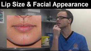 Can Size of the Upper amp Lower Lip Influence on Facial Appearance by Dr Mike Mew [upl. by Clevie]