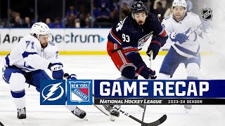 NHL Highlights  Rangers vs Flyers  November 24 2023 [upl. by Rabjohn]