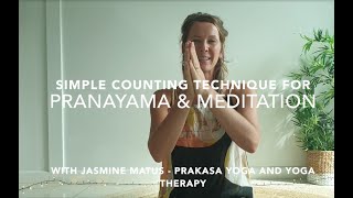 Simple Counting Technique for Pranayama and Meditation [upl. by Nilyak]