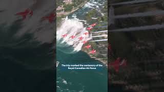 Incredible cockpit footage of Red Arrows flypast over Niagara Falls ✈️ [upl. by Seravat]