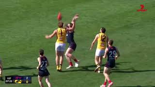 Hostplus SANFL GF Snapshot  Norwoods Jackson Callow kicks the first [upl. by Yeorgi]