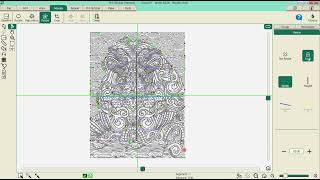 How to set up wholecloth quilt in prostitcher premiumHandiquilter using Legit Lion Quilt Pattern [upl. by Diva874]