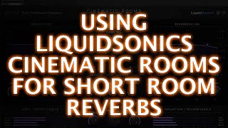 Using LiquidSonics Cinematic Rooms For Short Room Reverbs [upl. by Karlyn]