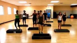 Step Cardio Class routine By Liana Santarossa [upl. by Merari238]