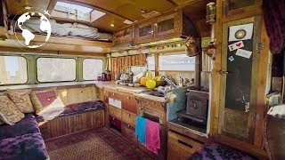 MAN Converts BUS Into TINY HOME as Proof Money isnt the KEY TO HAPPINESS [upl. by Loss315]