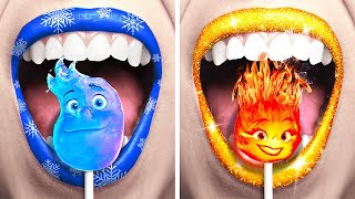 ❄️COLD VS HOT🔥 CHALLENGE COOL PARENTING HACKS AND FUNNY SITUATIONS BY 123 GO [upl. by Keryt]