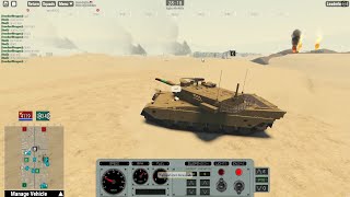 Desert Warriors  Multicrew Tank Combat 4 31 ROBLOX [upl. by Nolahp]