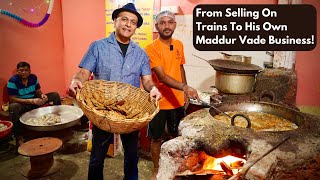 Train Sales Boy Now Makes amp Sells 1000s Of Maddur Vade Everyday CHANDRU MADDUR VADE Inspiring Story [upl. by Adin36]