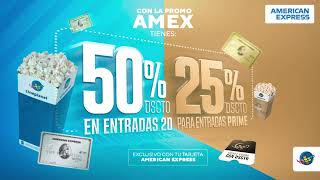 PROMOCIÓN CON AMEX EN CINEPLANET [upl. by Raleigh492]