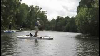 Stealth 12 Fishing Kayak in Action [upl. by Stoll]