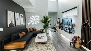 Modern amp Minimal Living Room Setup Tour 2023 [upl. by Ewall]