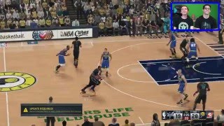 Lets Play NBA 2K16 PS4 wJesse  Hornets VS Pacers [upl. by Burrus168]