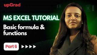 Excel for Fresher Part 6  Excel Formulas and Functions  Basic Excel Functions  Functions in Excel [upl. by Ardnoed]