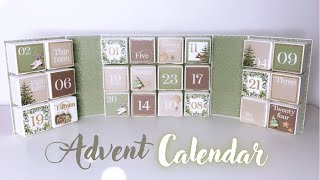 Advent Calendar Book  Tutorial [upl. by Letreece]