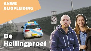 Hellingproef auto zonder handrem  Bijzondere Verrichtingen  ANWB Rijopleiding [upl. by Worthy370]