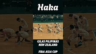 Haka Dance  New Zealand v Gilas  FIBA ASIA Cup [upl. by Gilbertine]