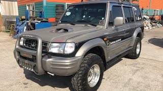 1998 HYUNDAI GALLOPER II WU242963 MTDIESEL4WDTURBO INTERCOOLERPRIVATE WHEELS SOLD OUT [upl. by Allie116]