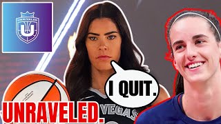 Kelsey Plum QUITS Unrivaled Basketball after Caitlin Clark REJECTS DOA Womens League  WNBA [upl. by Ahsima]