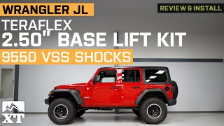 Jeep Wrangler JL Teraflex 250Inch Coil Spring Base Suspension Lift Kit Review amp Install [upl. by Analah]