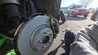 Front Brakes Replacement Rotors and Pads LR4LR3 [upl. by Eniamrej]