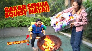 PRANK BAKAR SEMUA SQUISHY RATU SQUISHY SAMPE NANGIS KEJER😭 [upl. by Amerigo435]