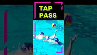 Water Polo Tap Pass  Natalie Arata  waterpolo sports goals [upl. by Acimaj666]