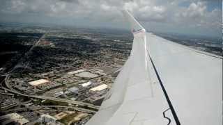 American Airlines 737800 Takeoff from Miami 08R Great views HD [upl. by Lontson389]