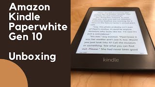 Amazon Kindle Paperwhite 10th Gen  Unboxing [upl. by Vocaay599]