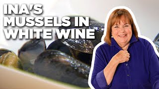 Ina Gartens 5Star Mussels in White Wine  Barefoot Contessa  Food Network [upl. by Annawahs]