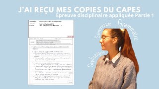 SÉMANTIQUE GRAMMAIRE ET STYLISTIQUE au CAPES de lettres modernes analyse copie 19520 [upl. by Osy472]