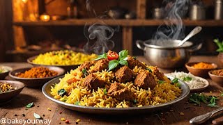 ROYAL Awadhi Biryani  Lucknows Most ICONIC Recipe The king of biryanis bakeyourwayxg1yj [upl. by Llereg]