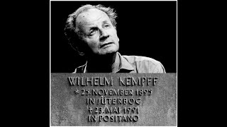 WILHELM KEMPFF plays JS BACH  Transcriptions for piano arranged and played by W Kempff 1976 [upl. by Enaed]