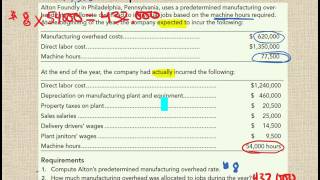 Job Order Costing PMOHR Problem Over or Under allocated [upl. by Haleelahk]