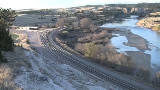 BNSF Coal Train at Wendover WY 1 [upl. by Marek399]