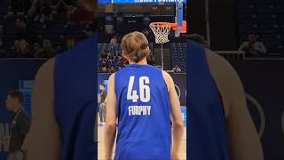 Johnny Furphy scorching at the NBA draft combine 3point shooting drill 🔥🥵 [upl. by Etra]