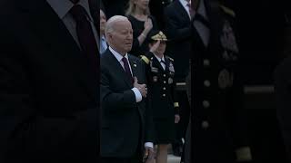 President Biden joins Memorial Day wreathlaying ceremony at Tomb of the Unknown Soldier [upl. by Hiroko]