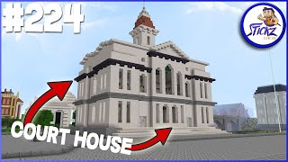 Minecraft  COURT HOUSE  EP 224 116  Stickz Plays Minecraft S2 [upl. by Filler]