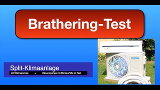 Danyon Klimaanlage als Heizung Test  Vakuumpumpe für R32 Klimaanlage Test Heizen mit Klimaanlage [upl. by Doty449]