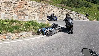 Unfall Stilfser Joch  BMW S1000rr [upl. by Erund143]