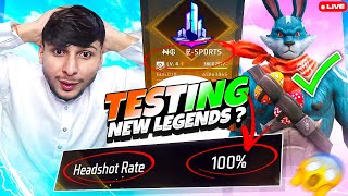 TESTING NEW LEGENDS FOR NG GUILD 😍 nonstopgaming  Free fire live [upl. by Nylzor561]