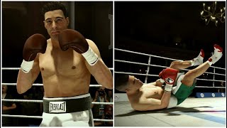 Rocky Marciano BLASTS Opponent into the AIR Fight Night Champion [upl. by Ynnaj]